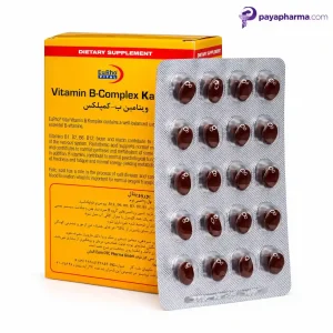 پشت جلد ویتامین ب کمپلکس یوروویتال پایافارما شیراز